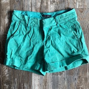 Teal Dear John Shorts
